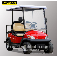 Carrinho de golfe de 4 lugares Club Car com banco traseiro e luzes